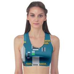 Amphisbaena Two Platform Dtn Node Vector File Sports Bra by Sapixe