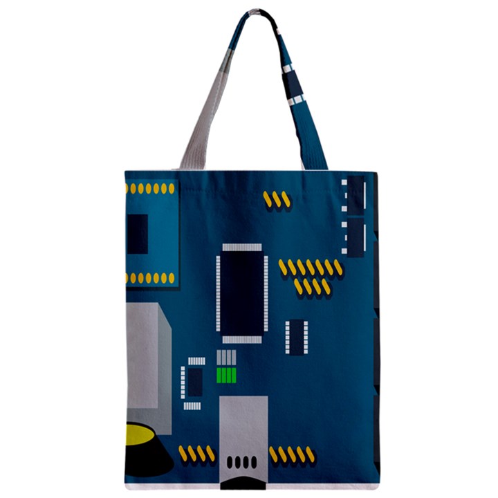 Amphisbaena Two Platform Dtn Node Vector File Zipper Classic Tote Bag