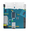 Amphisbaena Two Platform Dtn Node Vector File Duvet Cover Double Side (Full/ Double Size) View1