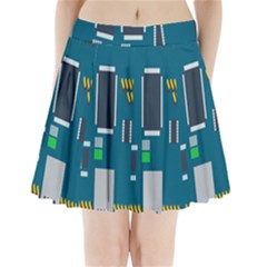 Amphisbaena Two Platform Dtn Node Vector File Pleated Mini Skirt by Sapixe