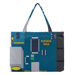 Amphisbaena Two Platform Dtn Node Vector File Medium Tote Bag by Sapixe