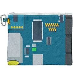 Amphisbaena Two Platform Dtn Node Vector File Canvas Cosmetic Bag (xxxl) by Sapixe