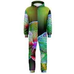 Alien Orchids Floral Art Photograph Hooded Jumpsuit (men)  by Sapixe