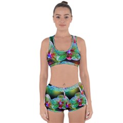 Alien Orchids Floral Art Photograph Racerback Boyleg Bikini Set