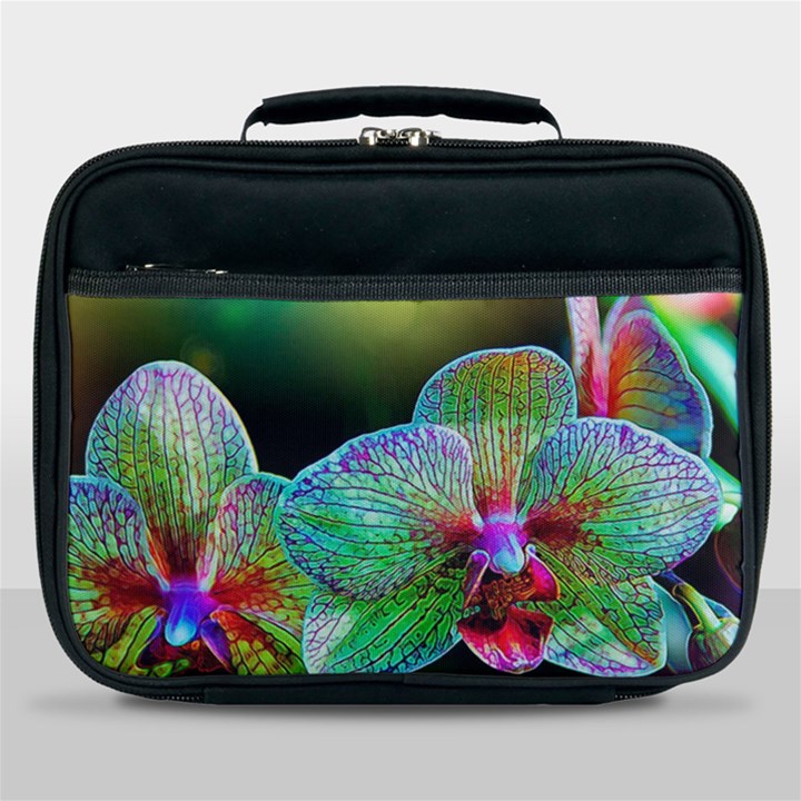 Alien Orchids Floral Art Photograph Lunch Bag