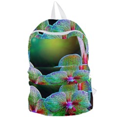 Alien Orchids Floral Art Photograph Foldable Lightweight Backpack