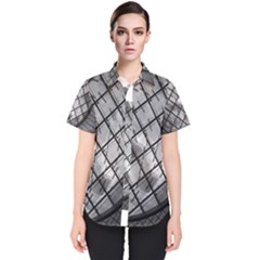 Architecture Roof Structure Modern Women s Short Sleeve Shirt