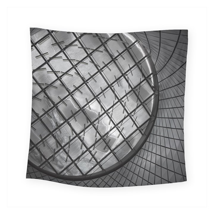 Architecture Roof Structure Modern Square Tapestry (Small)