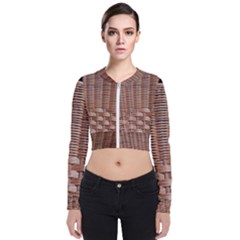 Armchair Folder Canework Braiding Bomber Jacket