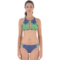 Arrow Texture Background Pattern Perfectly Cut Out Bikini Set