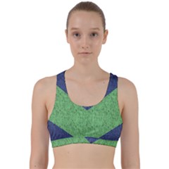 Arrow Texture Background Pattern Back Weave Sports Bra by Sapixe