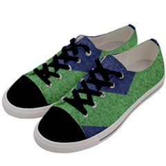 Arrow Texture Background Pattern Men s Low Top Canvas Sneakers