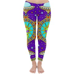 Alien Mandala Classic Winter Leggings by Sapixe