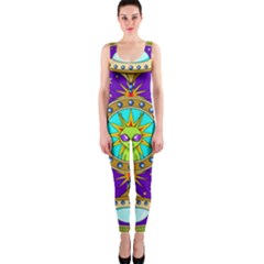 Alien Mandala One Piece Catsuit by Sapixe