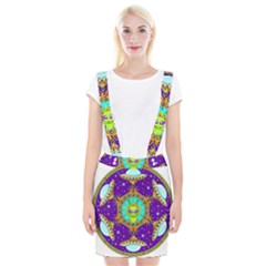 Alien Mandala Braces Suspender Skirt by Sapixe