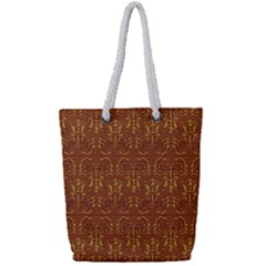 Art Abstract Pattern Full Print Rope Handle Tote (small)