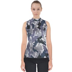 Army Camo Pattern Shell Top by Sapixe