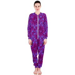 Grunge Texture Pattern Onepiece Jumpsuit (ladies)  by dflcprints