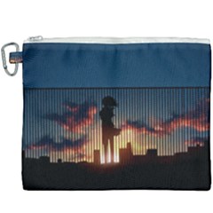 Art Sunset Anime Afternoon Canvas Cosmetic Bag (xxxl) by Sapixe