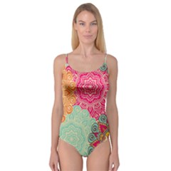 Art Abstract Pattern Camisole Leotard  by Sapixe