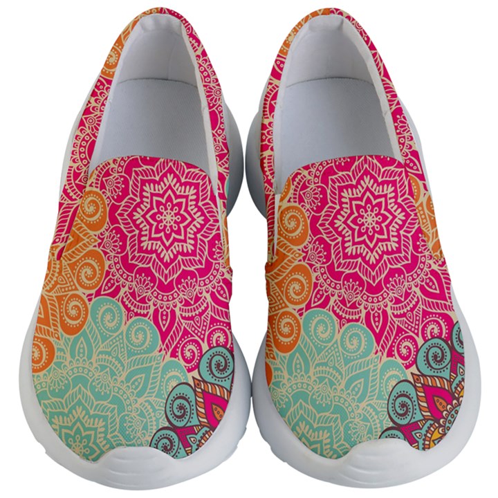 Art Abstract Pattern Kid s Lightweight Slip Ons