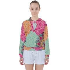 Art Abstract Pattern Women s Tie Up Sweat