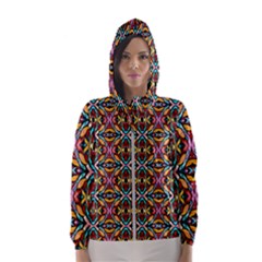 Colorful-20 Hooded Wind Breaker (women) by ArtworkByPatrick