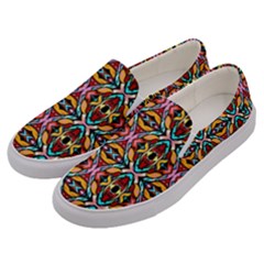 Colorful-20 Men s Canvas Slip Ons by ArtworkByPatrick