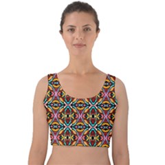 Colorful-20 Velvet Crop Top by ArtworkByPatrick