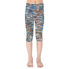 Colorful-21 Kids  Capri Leggings 