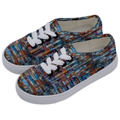 Colorful-21 Kids  Classic Low Top Sneakers by ArtworkByPatrick