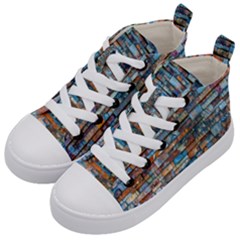 Colorful-21 Kid s Mid-top Canvas Sneakers