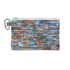 Colorful-21 Canvas Cosmetic Bag (medium) by ArtworkByPatrick