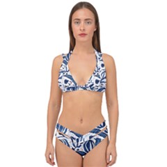 Art And Light Dorothy Double Strap Halter Bikini Set