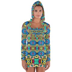 Colorful-22 Long Sleeve Hooded T-shirt by ArtworkByPatrick