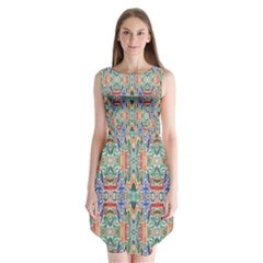 Colorful-23 Sleeveless Chiffon Dress   by ArtworkByPatrick