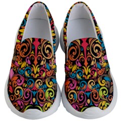 Art Traditional Pattern Kid s Lightweight Slip Ons