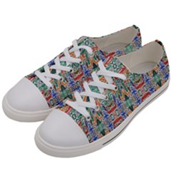 Colorful-23 Women s Low Top Canvas Sneakers by ArtworkByPatrick