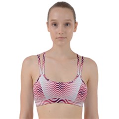 Art Abstract Art Abstract Line Them Up Sports Bra by Sapixe