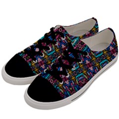 Colorful-23 1 Men s Low Top Canvas Sneakers by ArtworkByPatrick