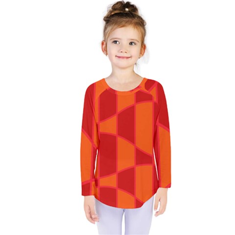 Background Texture Pattern Colorful Kids  Long Sleeve Tee by Sapixe