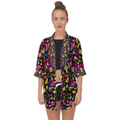 Artwork By Patrick-colorful-24 Open Front Chiffon Kimono by ArtworkByPatrick