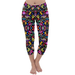  Artwork By Patrick-colorful-24 1 Capri Winter Leggings  by ArtworkByPatrick