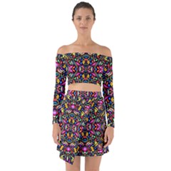  Artwork By Patrick-colorful-24 1 Off Shoulder Top With Skirt Set