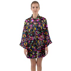  Artwork By Patrick-colorful-24 1 Long Sleeve Kimono Robe by ArtworkByPatrick