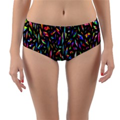 Colorful-25 Reversible Mid-waist Bikini Bottoms