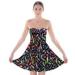 Colorful-25 Strapless Bra Top Dress by ArtworkByPatrick