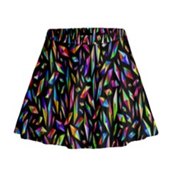 Colorful-25 Mini Flare Skirt by ArtworkByPatrick