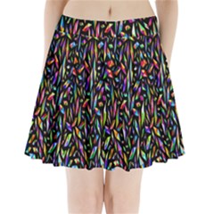 Colorful-25 Pleated Mini Skirt by ArtworkByPatrick