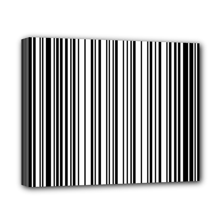 Barcode Pattern Canvas 10  x 8 